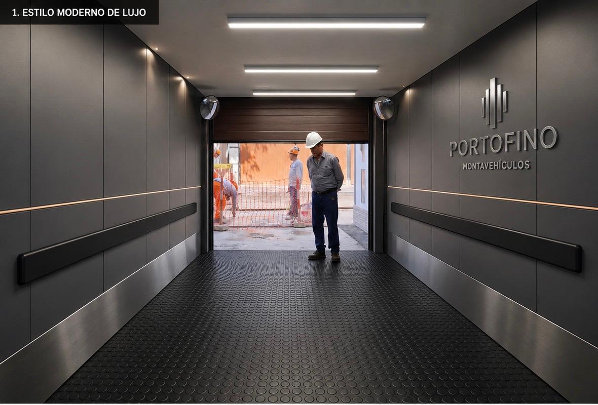 Vehicle entrance to underground parking