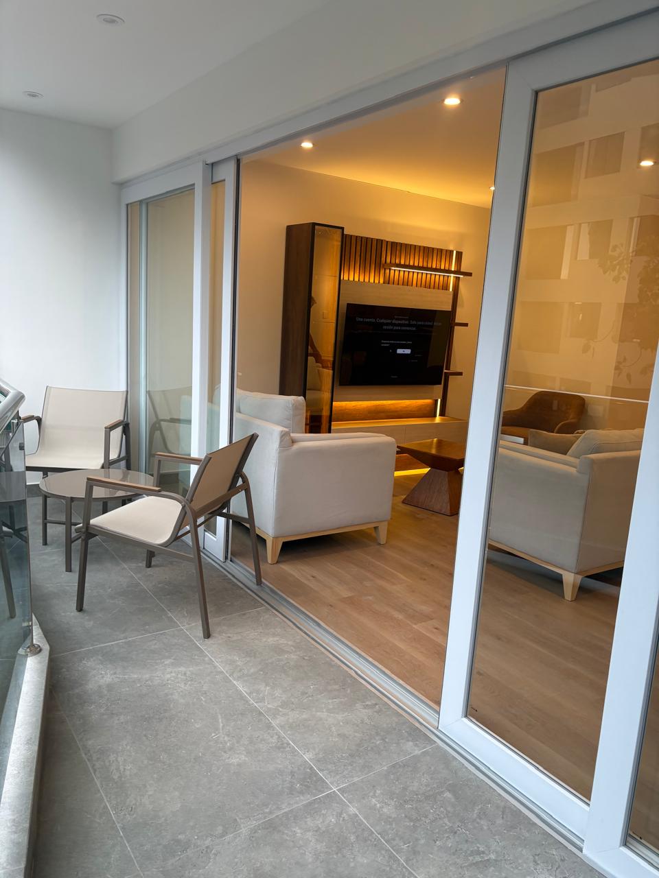 Terrace connected to the living room