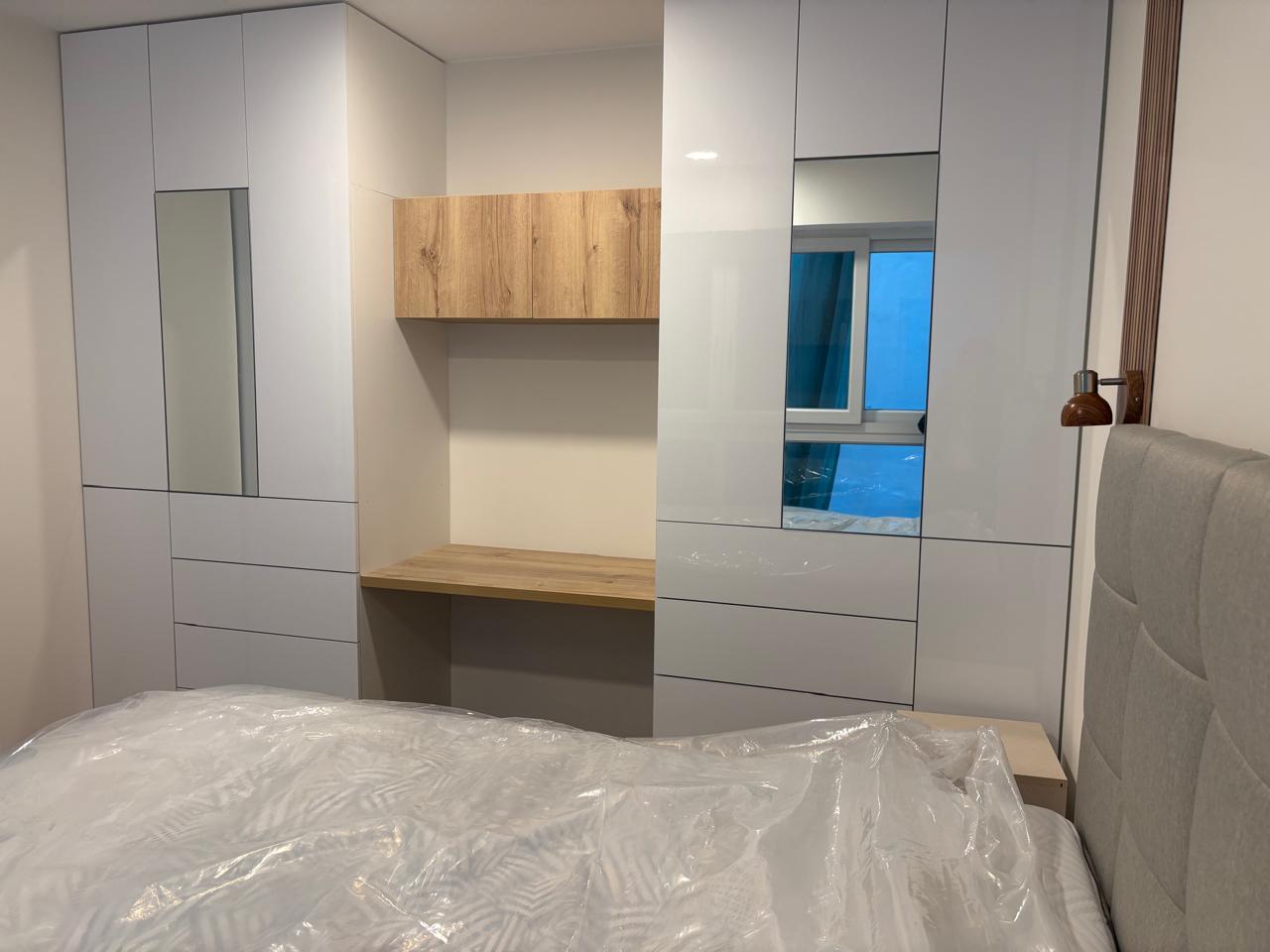 Bedroom — closet and desk